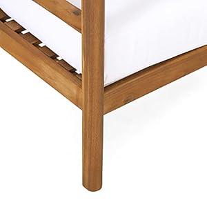 Christopher knight home 318049 ellendale club chair teak white  urban country home decor