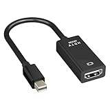 Mini DisplayPort to HDMI Adapter 4K Mini DP to HDMI Adapter Gold-Plated Connector Cord Compatible for MacBook Pro, Mac mini, MacBook Air, Microsoft Surface Pro/Dock, Monitor, Projector, etc