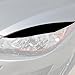 FALMDCQ Compatible with Mazda 3 2010-2013, 2PCS Car Headlight Eyelid Eyebrow Front Head Light Cover Brow Headlamp Eye Lid Trim Sticker