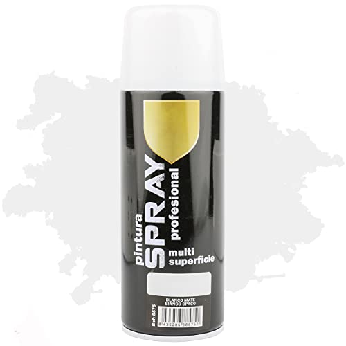 H HANSEL HOME Pintura Spray Blanco Mate 400 Ml