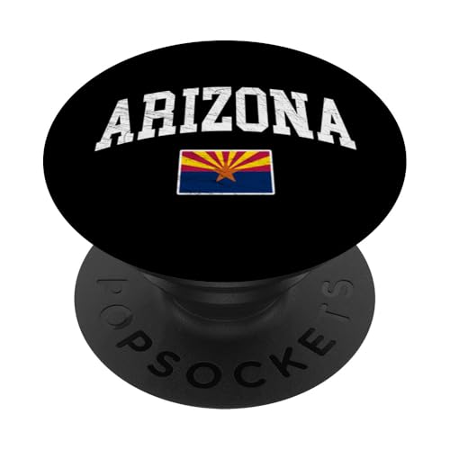 Arizona - Distressed / Worn Design - Flag of Arizona PopSockets PopGrip Adesivo Arizona - Distressed / Worn Design - Flag of Arizona PopSockets PopGrip Adesivo