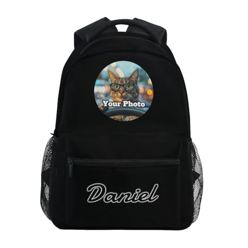 Mochilas Y Bolsas, Electronics CHIFIGNO - Mochila personalizada para niños para bolsas de libros escolares, mochilas de viaje personalizadas para mujeres y hombres, mochila informal para la...