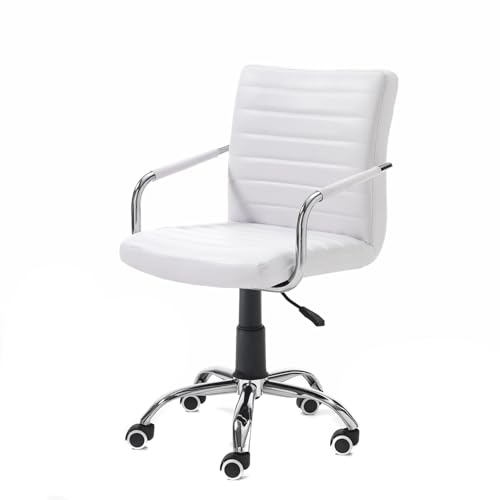 Fauteuil de bureau SIMI white avec assise réglable et dossier ergonomique - 2