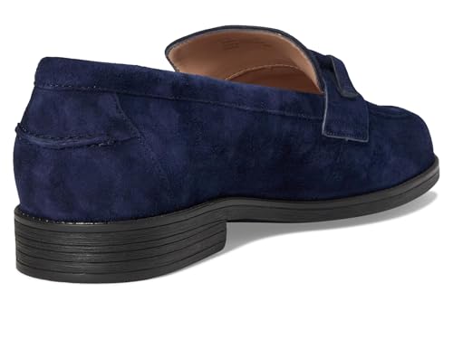 Cole Haan Cole Haan Women's Stassi Bow Loafers, Midnight Moon Suede, 7.5-B US