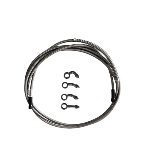 Flexible frein hydraulique tressé de 280cm haute résistance pour moto