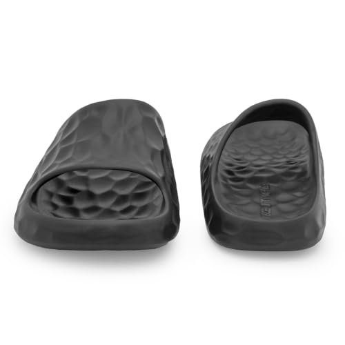 Image of Red Tape Dark Green Pool Sliders for Men