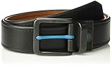 Original Penguin Men's 38mm Blue Nose Reversible Casual Belt, black, 32