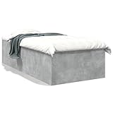 Zoom IMG-1 teenpull moderno telaio letto grigio