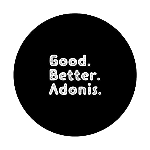 Good better Adonis PopSockets Swappable PopGrip, Black - Image 3