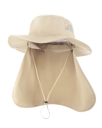 Image of Zylioo XXL Oversize UV Fishing Sun Hat for Big Heads,XL Quick Dry Boonie Hats,Large Cooling Safari Hats with Strap