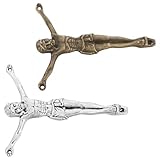 Fabrication artisanale de qualité : confectionnée avec minutie et souci du détail, elle présente des motifs complexes et une finition polie. bijoux en forme de croix, statue de croix de jésus