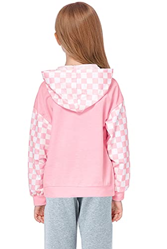 Image of Deeorla Little Boys Girls Cotton Tie Dye Hoodies Long Sleeve Pullover Sweatshirts for Big Kids 5-15Years