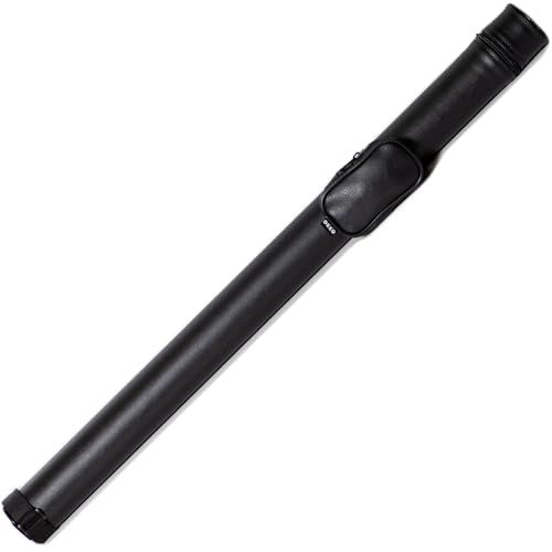 OKKO Billiard Pool Cue Hard Round Case 1x1 (Black)