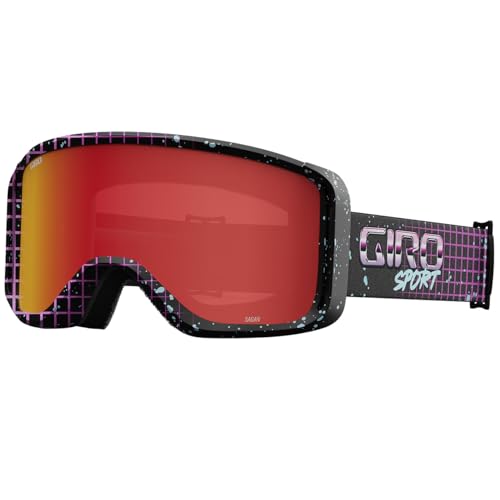 Masque de snowboard Giro Sagen pour améliorer la visibilité sur piste par jour blanc