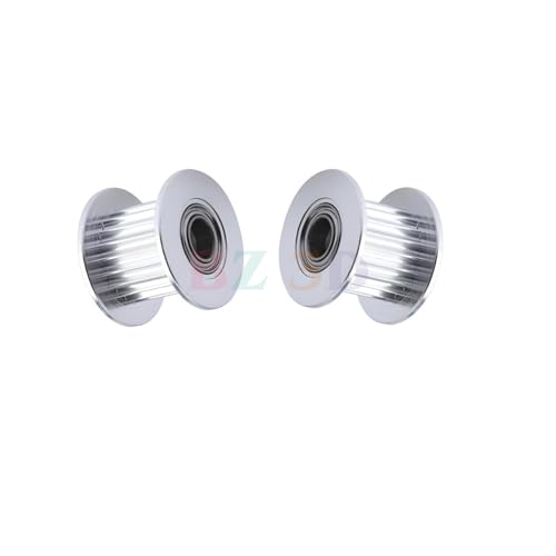 BZ 3D GT2 Umlenkrolle,GT2 Idler Pulley 20 Zähne Bohrung 5mm Breite 10mm Zahnriemenscheibe 20 Teeth für Voron 2.4 und andere 3D-Drucker 9mm/10mm Breite GT2 Zahnriemen.(10 Stück)