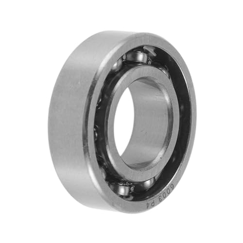Image of Hihaha 6003 Deep Groove Ball Bearings 17x35x10mm P4 Open Type Lubricated Bearings 1 Pc Car Scooter Skateboard Wheel Universal Silver Tone