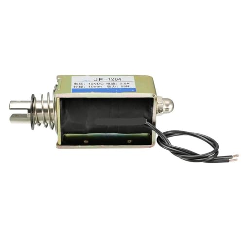 Électroaimant à solénoïde JF-1264B DC 6V 55N pour automatisme à mouvement linéaire - 5