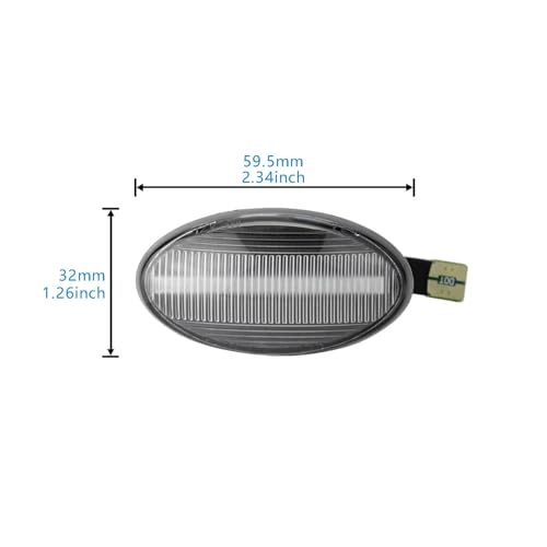 Intermitentes laterales LED Mini Cooper R50 R52 R53 soluciona error de bombilla fundida 3