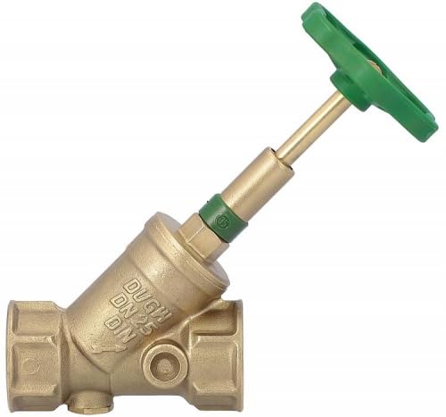 Cerradura de válvula de asiento inclinado KFR, válvula de cierre superior, husillo ascendente DVGW Ejecución KFR válvula sin vaciado, tamaño 2,5 cm