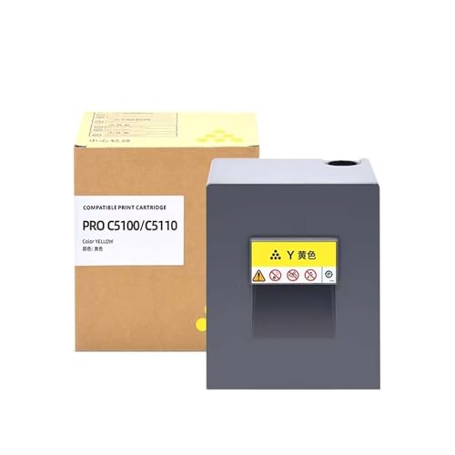 Cartouche toner Pro C5100 jaune 500g pour réparer les manques de couleur de votre copieur