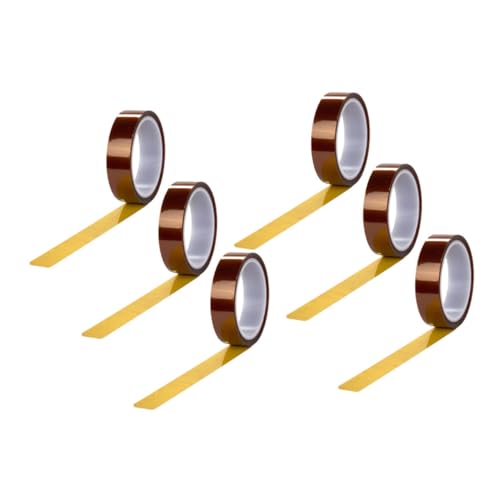 HEALEEP Heat Transfer Tape for 6 Rolls Sublimation Tape 10mm x 33m Easy to Use Wide Application