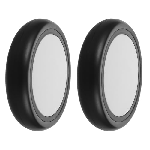Roue de poussette en caoutchouc solide : paire d'accessoires arrière durables