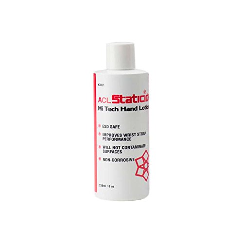 Staticide HiTech Hand Lotion, Fragrance Free, 8 oz. Industrial & Scientific