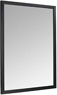 AmazonBasics Rectangular Wall Mirror 30" x 40" - Standard Trim, Black
