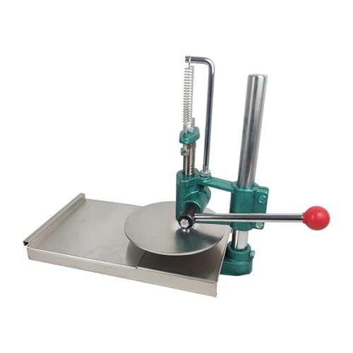 BEILOCKERY Manual Pizza Dough Press Machine, 7.9inch Stainless Steel Pizza Crust Press, 0.2