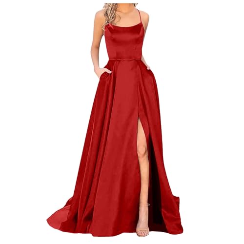 Robe en satin lisse à col carré et dos nu plongeant pour une silhouette formelle élégante