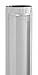 Imperial Manufacturing 3 in. Dia. x 24 in. L Galvanized Steel Furnace Pipe