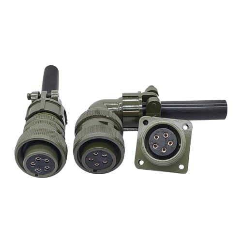 Conector MIL STD 16S-8 de 5 pines MS3106 que estabiliza señales críticas