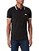 Produktbild BOSS Herren Paul Curved Slim-Fit Poloshirt aus Stretch-Baumwolle mit geschwungenem Logo Schwarz XL