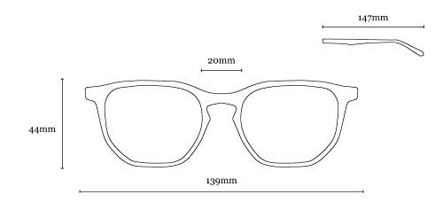 Armação Óculos de Grau Pedro Preto, Livo