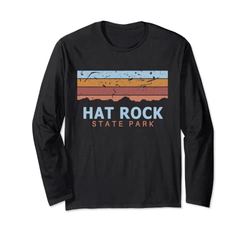 Hat Rock State Park Oregon Retro Cool Manga Larga