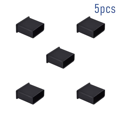 Image of 5 PCS USB2.0 Port Anti-dust Plugs, PE Covers Caps Stoppers, Port Protector for PC Computer Laptop Router Network Hub or Other Standard USB 2.0, 0.51 x 0.2 (LxW)