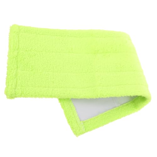 ARTSEWPLY Repuesto Mopa Microfibra Coral Verde para Limpieza y Oficina Paño Recambio Lavable para Duros y Lisos Fácil de Colocar y