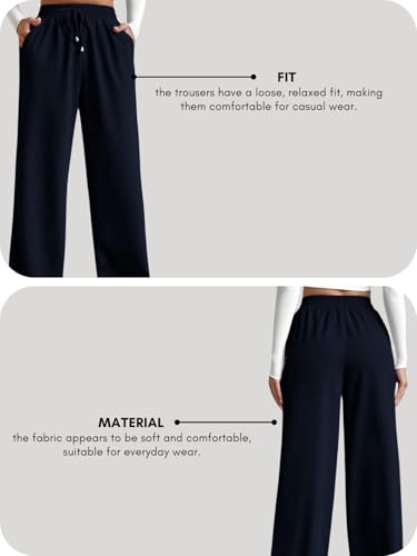 Image of Leriya Fashion High Waist Trousers for Women - Flared Korean Style Formal Pants | Elegant Workwear for Office, College & Events (Available in Plus Size