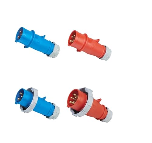 Enchufe industrial SP-282 resistente al agua para instalaciones eléctricas de 16A