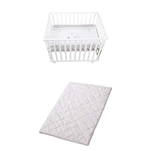 Bundle aus roba Laufgitter Indibär 75 x 100 cm - Laufstall inkl....