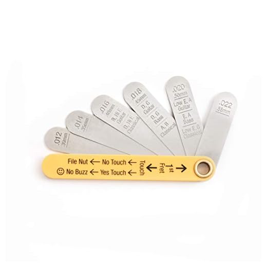 MusicNomad MN601 Precision Nut Height Slotting Gauge Tool