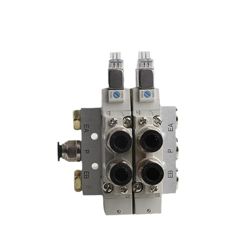 Électrovanne pneumatique SY5120 compacte à collecteur combiné multidirectionnel 9 stations - 4