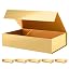 17x11x4 Inch-Gold-Pack of 6