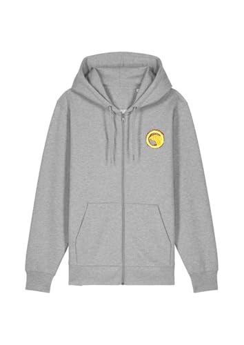 Sweat zip enfant 16 ans gris decontracte mixte en maille confortable