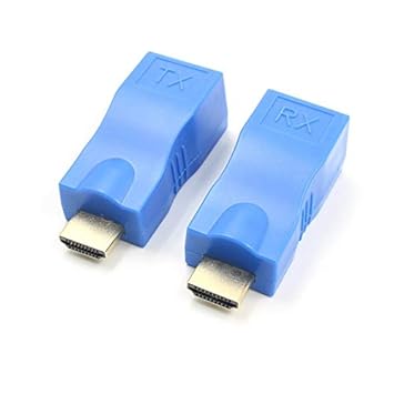 Microware HDMI Extender Transmitter TX/RX Adapter 30M HDMI Network Extender RJ45 CAT5E CAT6 Ethernet LAN Without HDCP