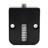 Mechanischer Handzähler zur Überwachung von Aufnahmen, 7-stelliges Anzeigewerkzeug mit automatischem Speicher für präzises Zählen von ForFor-Zyklen (quadratisch)