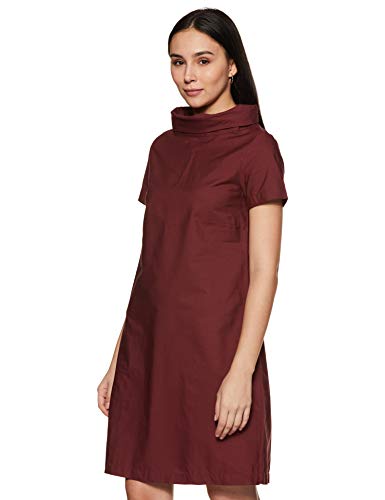 Image of Amazon Brand - Symbol Women's Cotton Shift Knee-Length Dress
