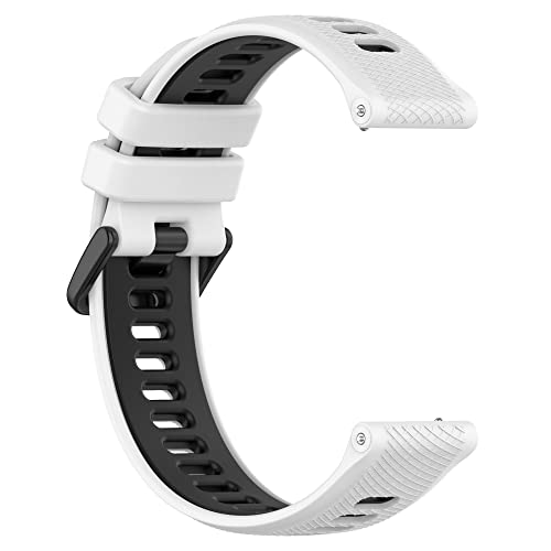 Image of Fit for Garmin Forerunner 265S 255S Watch Bands, 18mm Quick Release Durable Silicone Replacement Bands Wristbands Straps Bracelet Fit for Garmin Vivoactive 4S /Vivomove 3S /Venu 2S