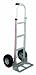 Magline HMK117UA4 Aluminum Hand Truck, Straight Loop Handle, Pneumatic Wheels, 500lbs Capacity
