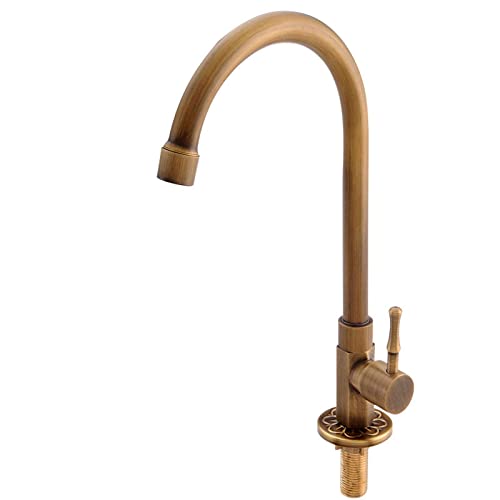 Robinet de cuisine rétro pour évier de vanité, idéal rénovation charme ancien